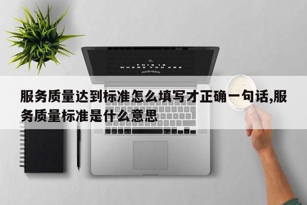 服务质量达到标准怎么填写才正确一句话,服务质量标准是什么意思