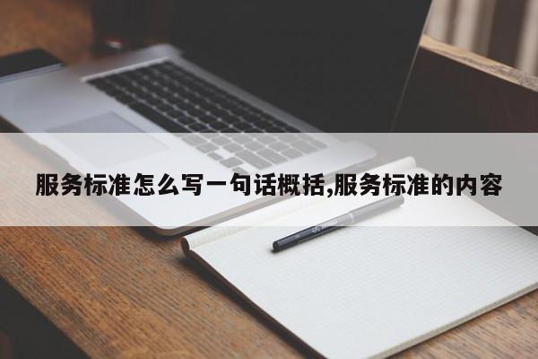 服务标准怎么写一句话概括,服务标准的内容