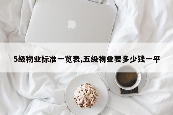 5级物业标准一览表,五级物业要多少钱一平