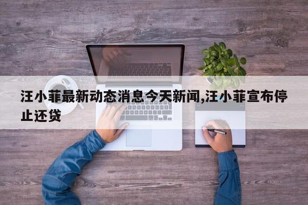 汪小菲最新动态消息今天新闻,汪小菲宣布停止还贷