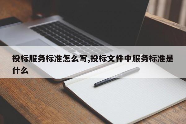 投标服务标准怎么写,投标文件中服务标准是什么
